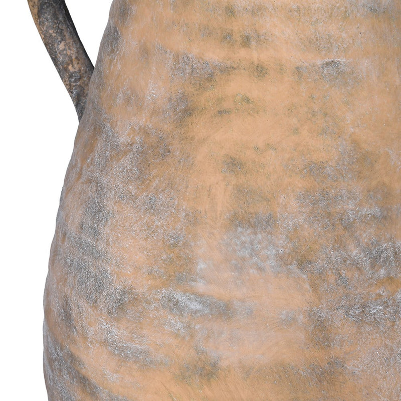 Distressed Large Natural Urn Vase