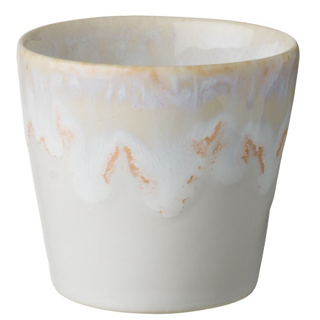 White Stoneware Espresso Cup
