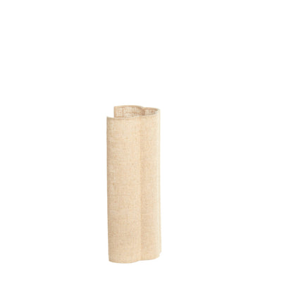 Natural Fabric Scallop Wall Light
