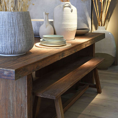 Reclaimed Elm Farmhouse Dining Table