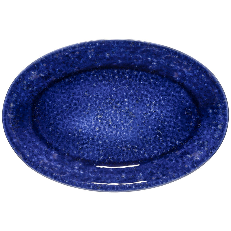 Blue Oval Platter 46cm