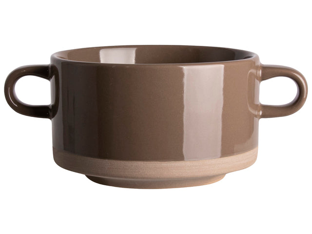 Brown Soup Bowl