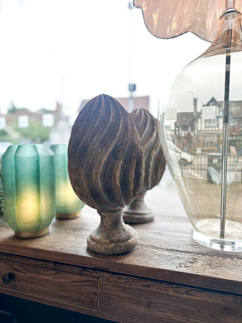 Distressed Finial Ornament
