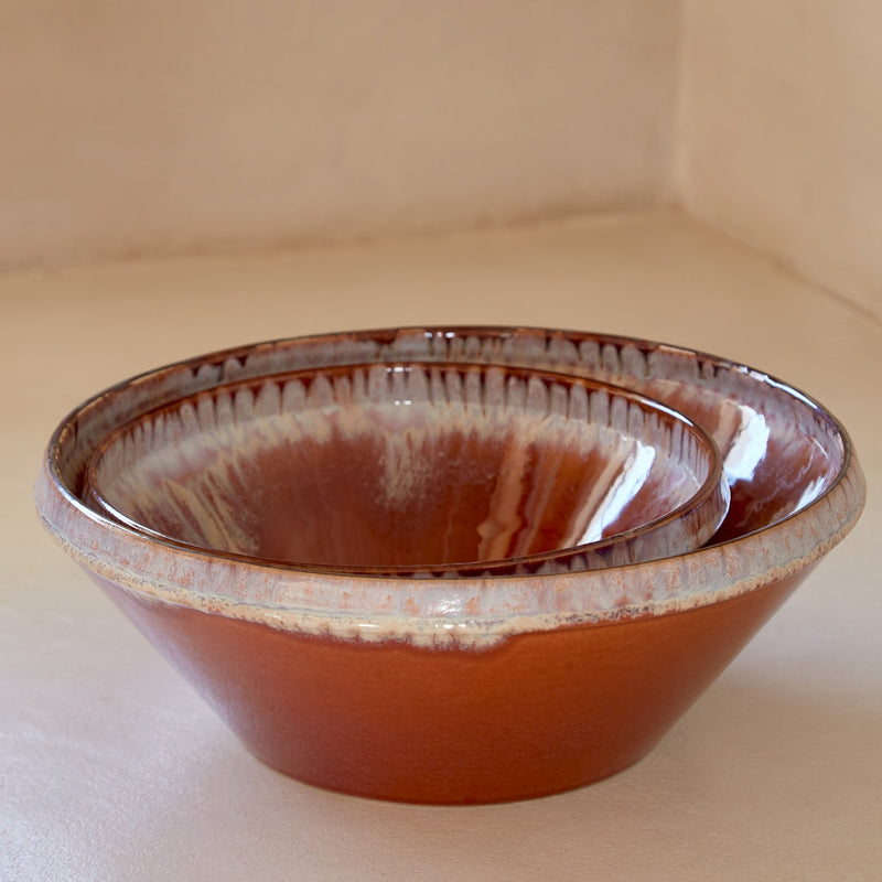 Ombre Caramel Serving Bowl 25cm