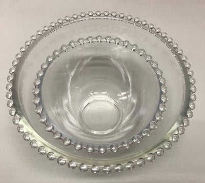 16.5cm Glass Beaded Bowl