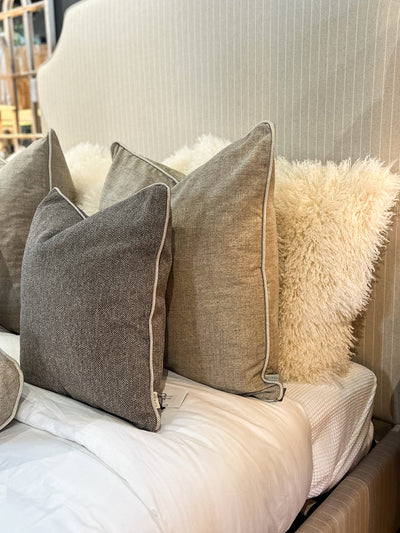 Tweed Heather Square Cushion
