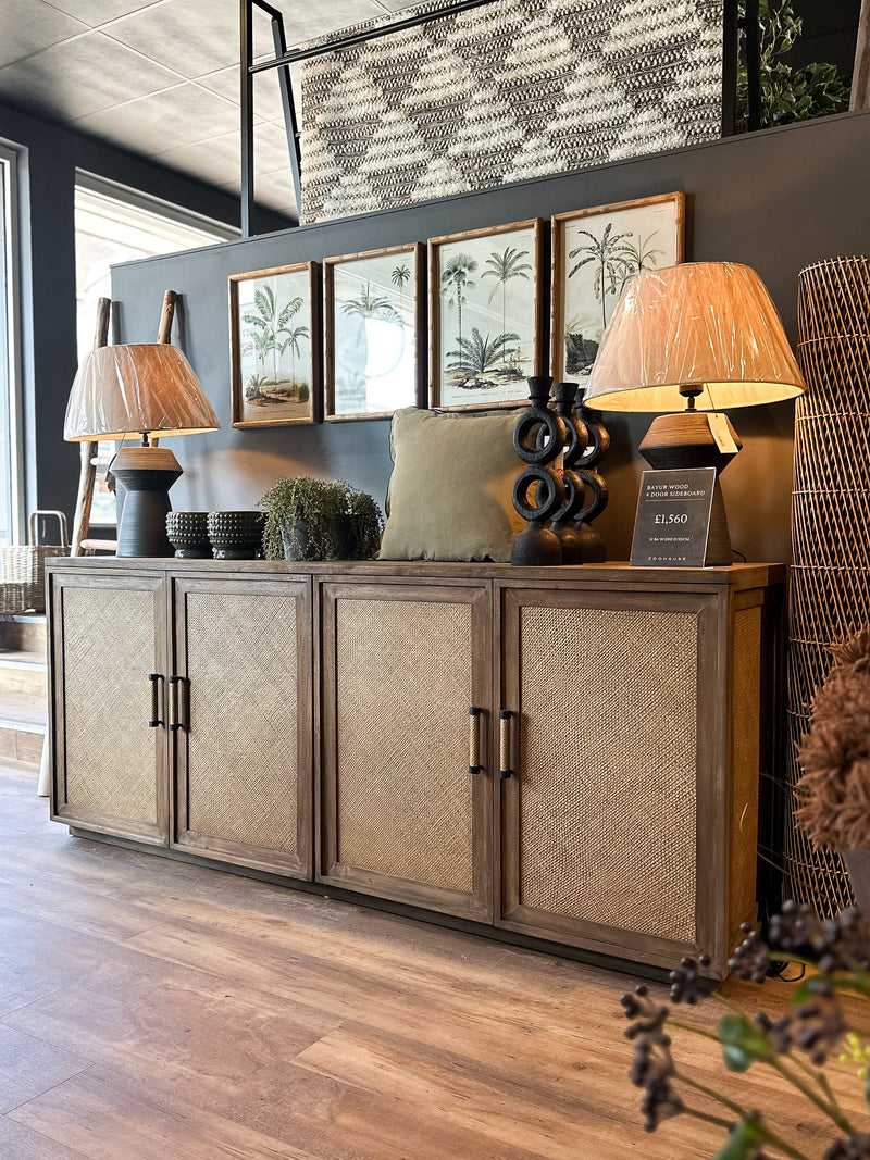 Bayur Wood 4 Door Sideboard