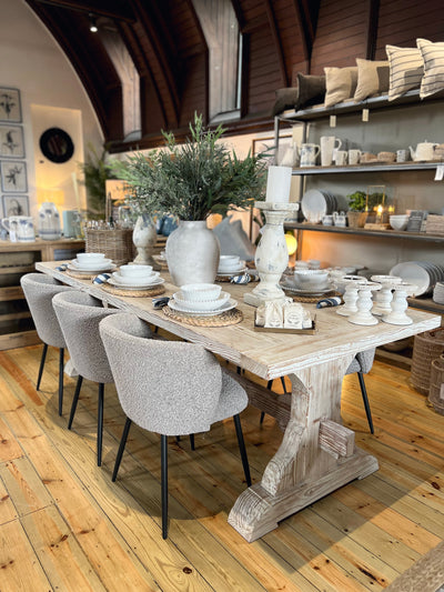 Rustic Pine Dining Table