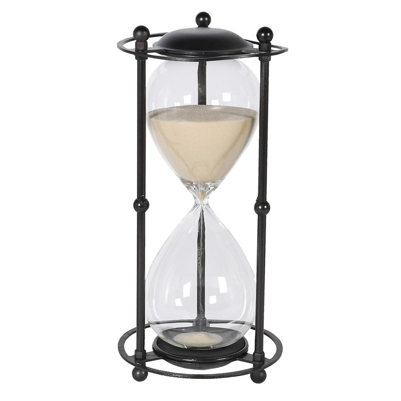 Black Metal Hourglass