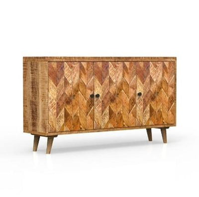 Mango Chevron 3 Door Sideboard