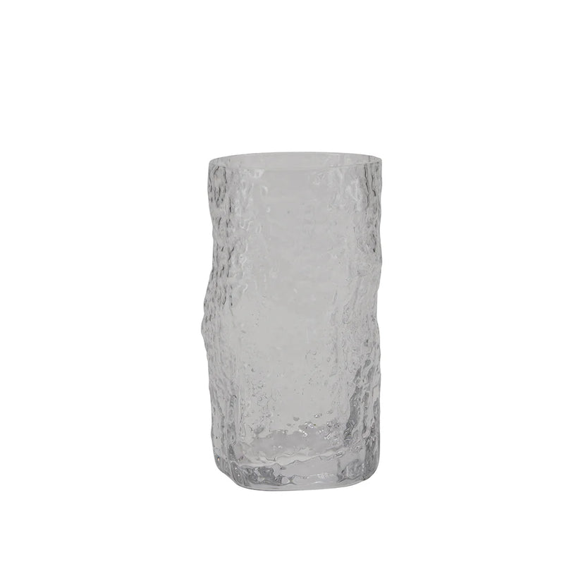 Clear Textured Highball Glass