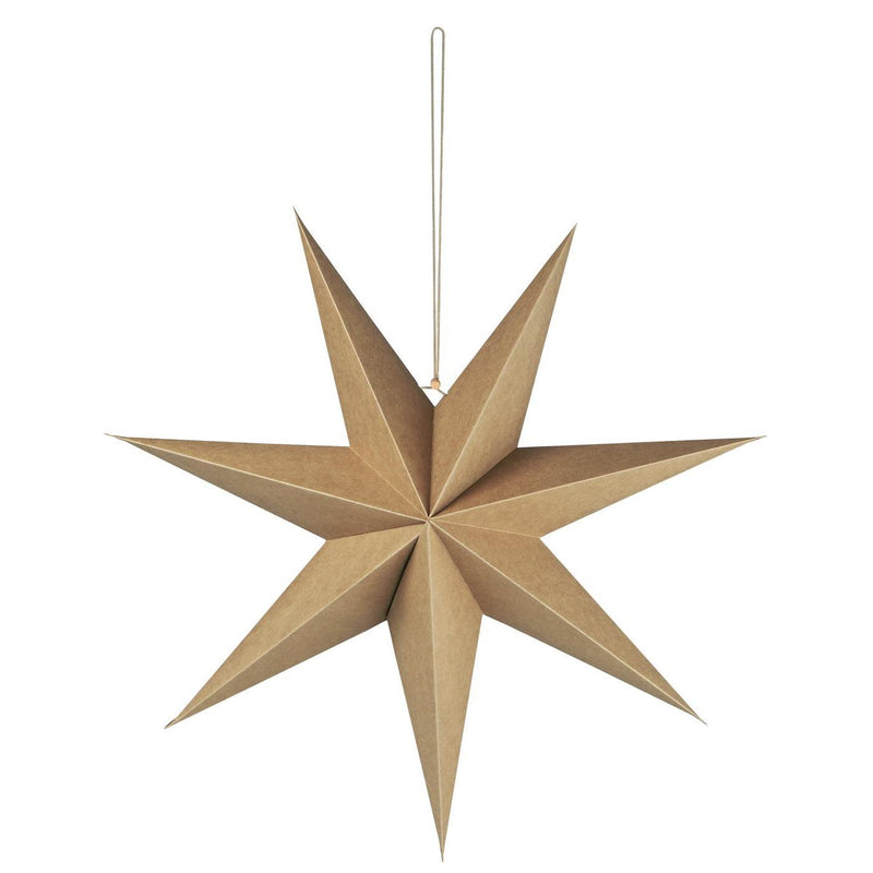 Small Natural Hanging Star