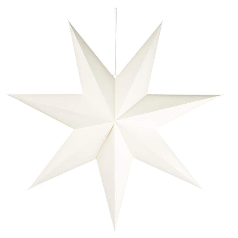 Medium Hanging White Star