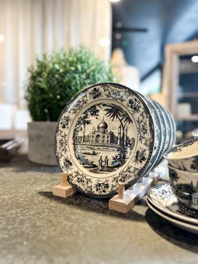 Aged Chinoiserie Printed Plate