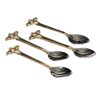 4 Spoons- Gold Bee