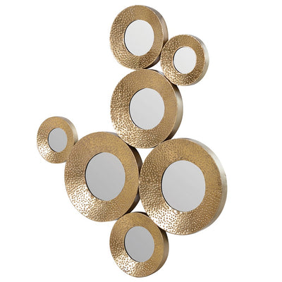 Gold Circles Wall Deco