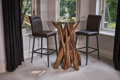 Chestnut Lennox Bar Stool