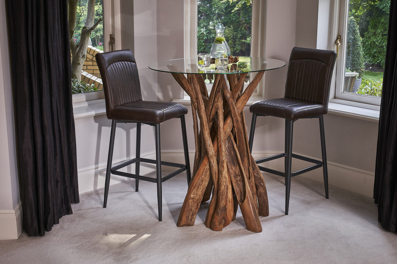 Chestnut Lennox Bar Stool