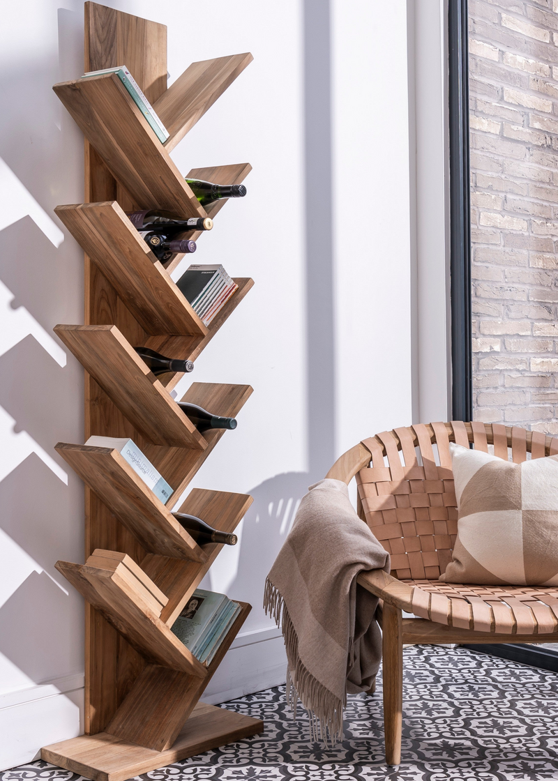 Vertical Angled Shelf Unit