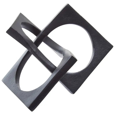 Prato Black Finish Sculpture
