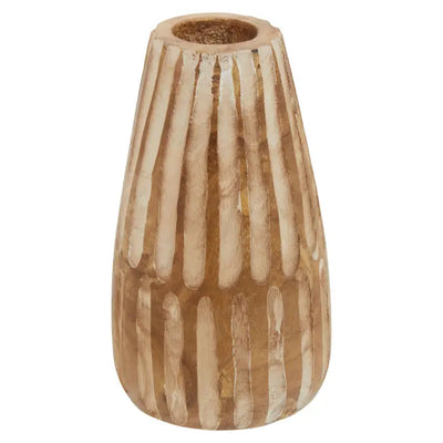 Large Brown & Natural Vase