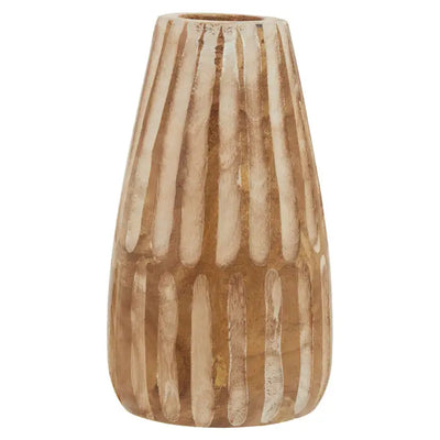 Large Brown & Natural Vase