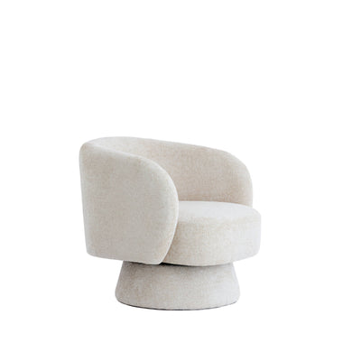Beige Tub Occasional Chair