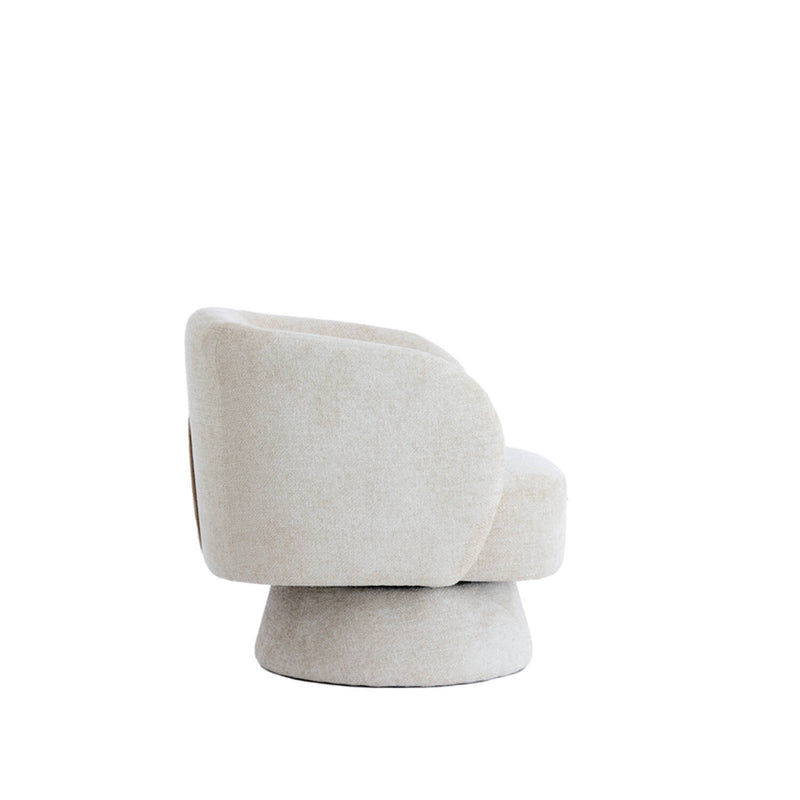 Beige Tub Occasional Chair