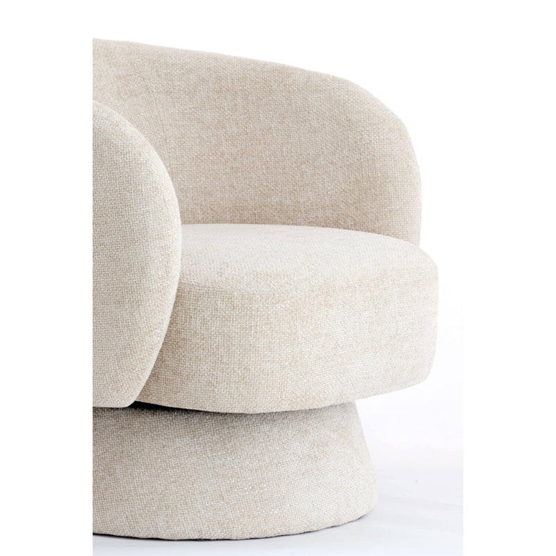 Beige Tub Occasional Chair