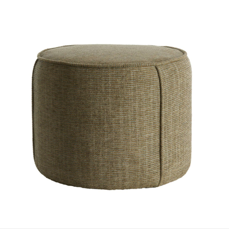 DOMI Green Round Pouf