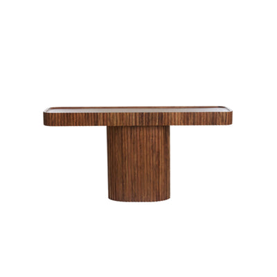 Acacia Ribbed Console