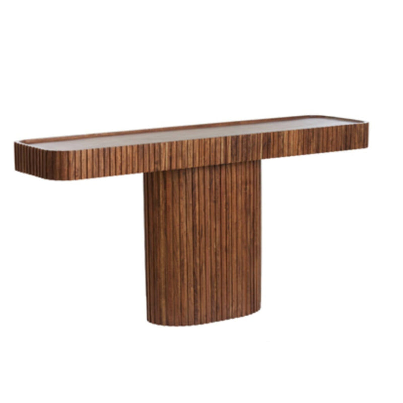 Acacia Ribbed Console