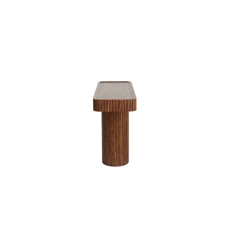 Acacia Ribbed Console