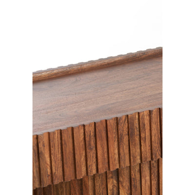 Acacia Ribbed Console