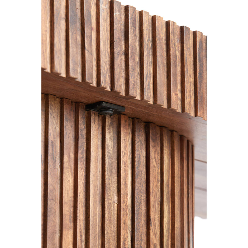 Acacia Ribbed Console