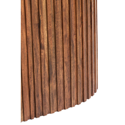 Acacia Ribbed Console