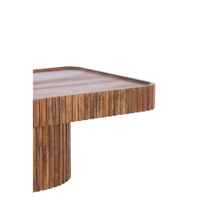 Acacia Ribbed Coffee Table