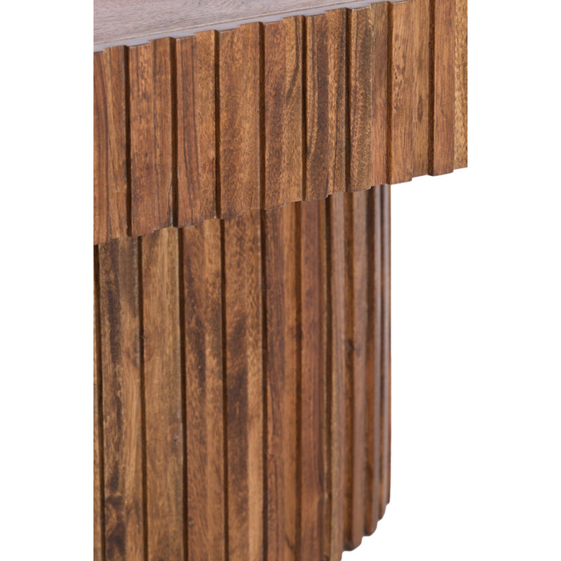Acacia Ribbed Coffee Table