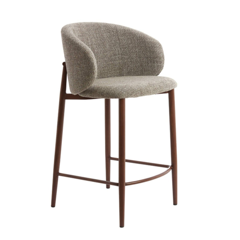LUKA Grey Bar Stool