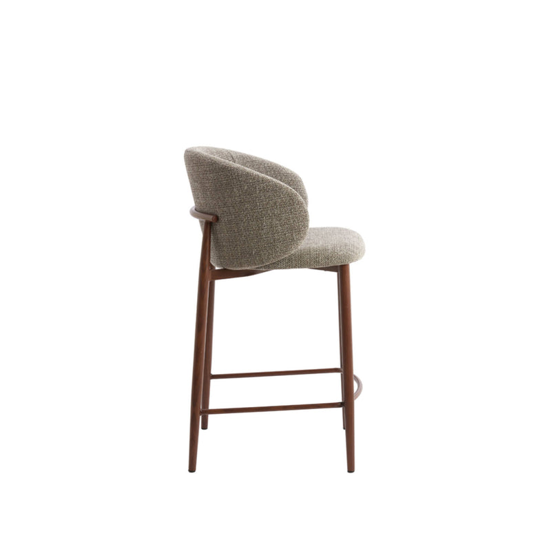 LUKA Grey Bar Stool