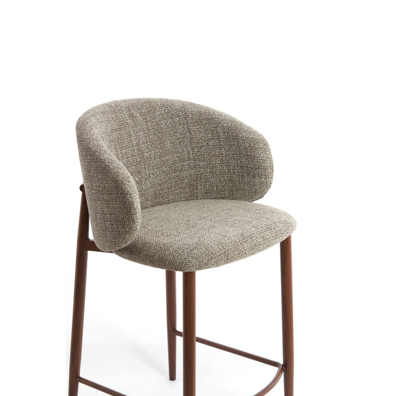 LUKA Grey Bar Stool