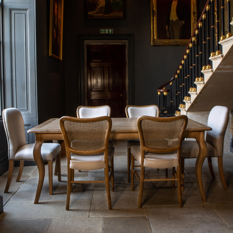 Oak Cabriole Leg Dining Table
