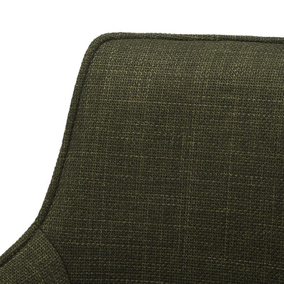 Olive Green Twill Dining Chair