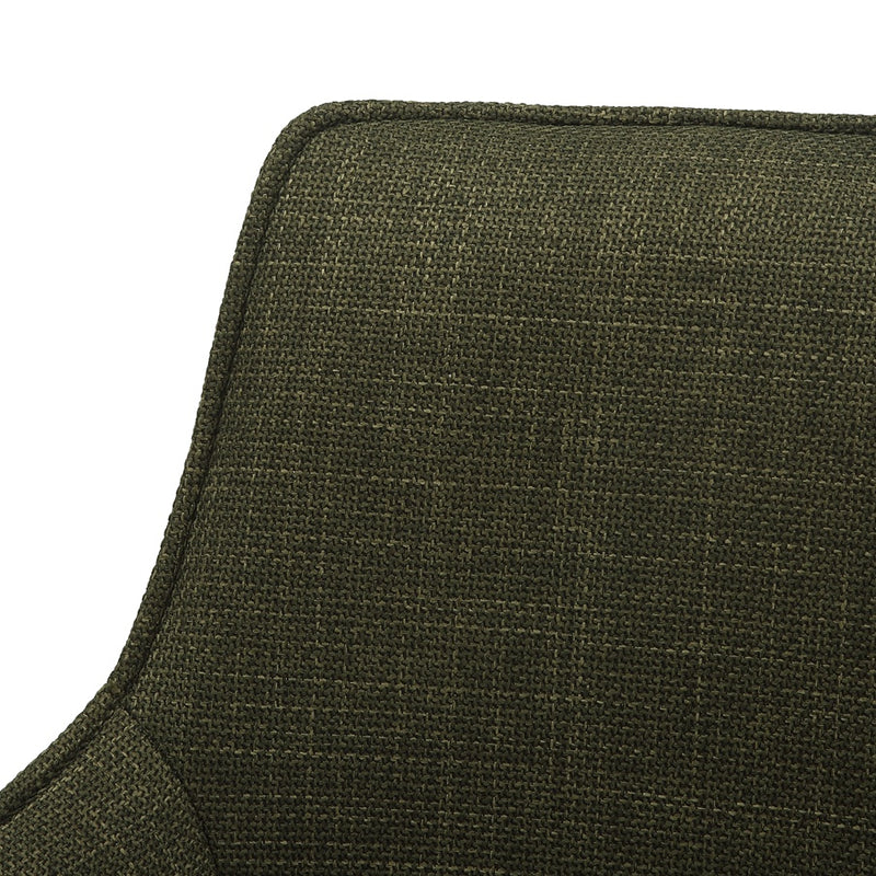 Olive Green Twill Dining Chair