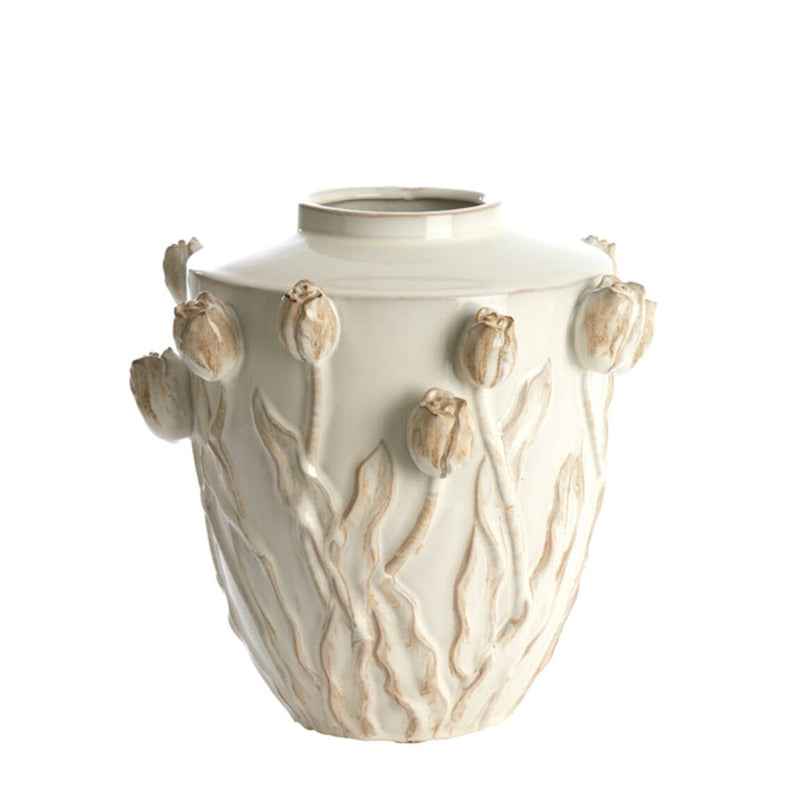 36cm Cream Flower Vase