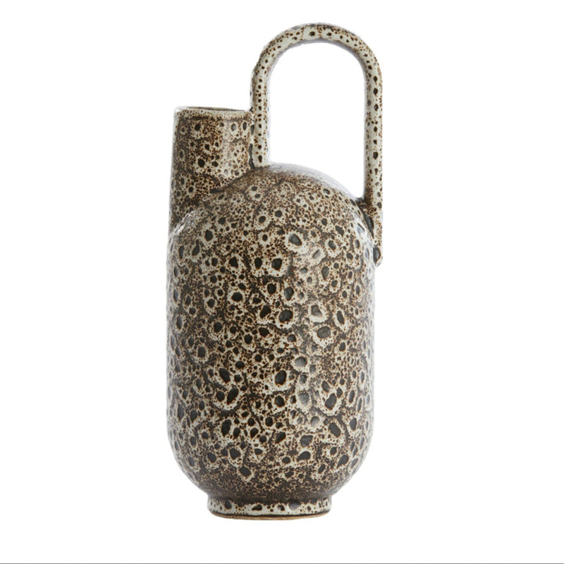 Cream & Black Speckle Vase