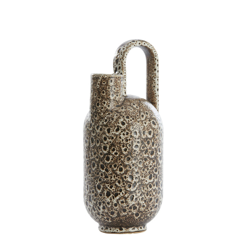 Cream & Black Speckle Vase