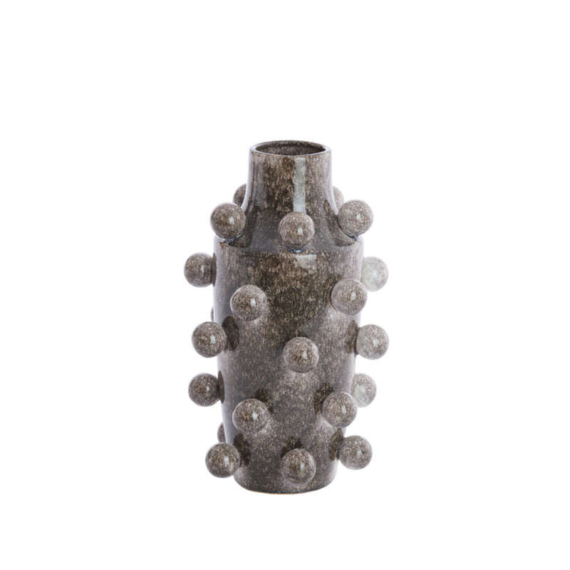 36.5cm  Dark Brown Ceramic Bobble Vase