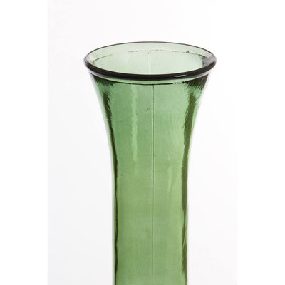 100cm Green Glass Vase