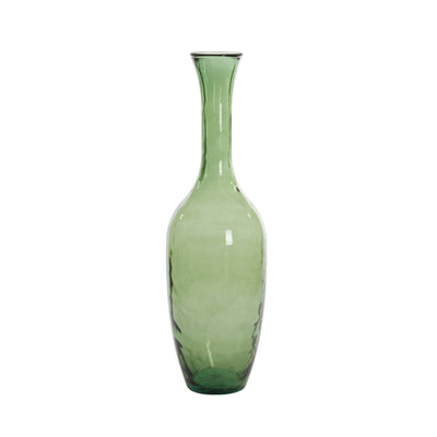 100cm Green Glass Vase